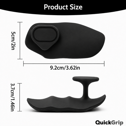 QuickGrip - Grips + Stainless Steel Shaker + Gym Towel