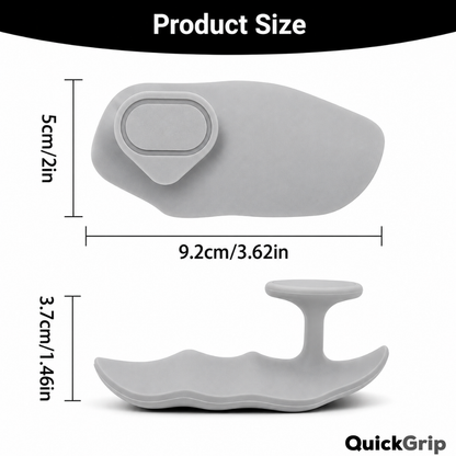 QuickGrip - Grips + Stainless Steel Shaker + Gym Towel